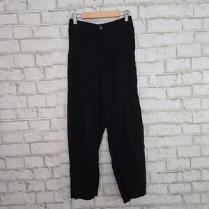 Hollister black linen blend bottoms